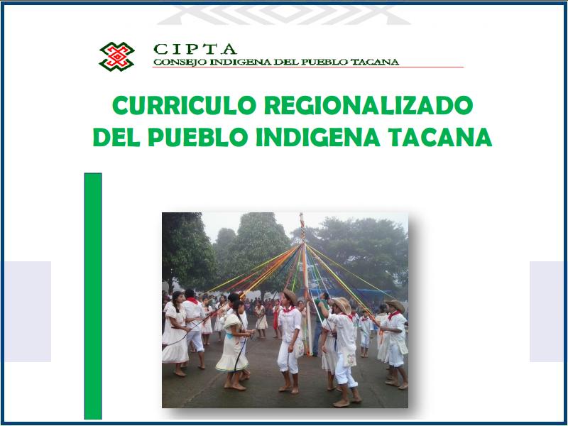 curriculo regionalizado del pueblo indigena tacana