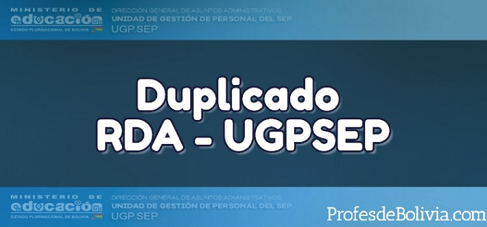 duplicado de RDA