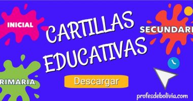 Cartilla Pedagógica del Nivel Inicial, Primario y Secundario