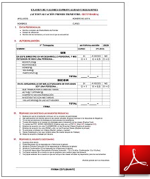 modelo de autoevaluacion