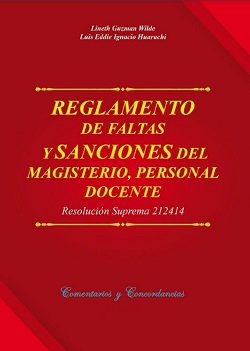 RAFUE Reglamento de Faltas y Sanciones del Magisterio, Personal Docente y Administrativo