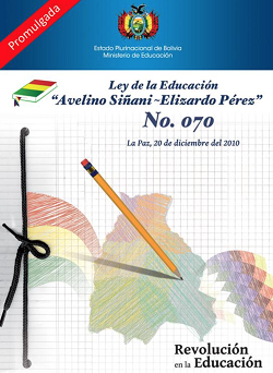 ley 070 avelino siñani elizardo perez