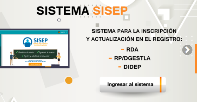 Actualización de datos en el RDA