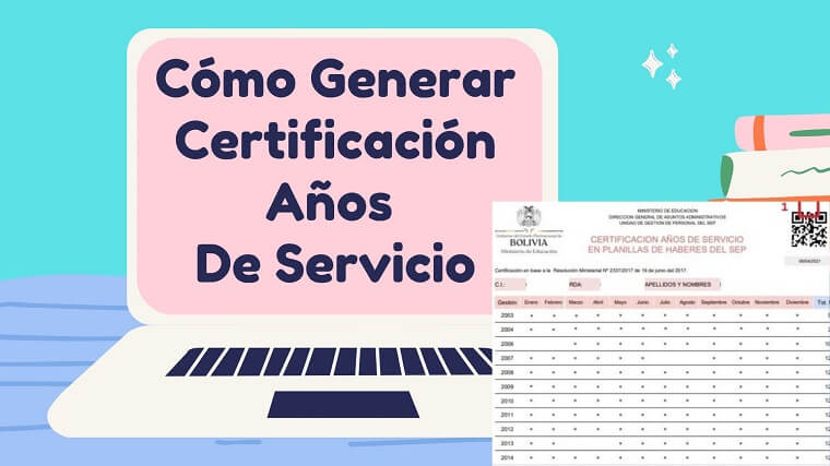 Generar Certificación Años De Servicio del MAGISTERIO