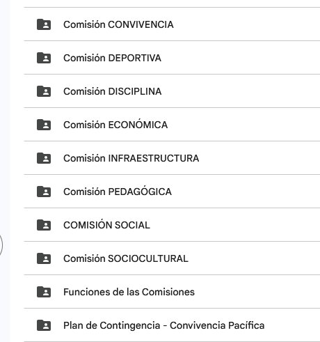 Funciones de las Comisiones 2025