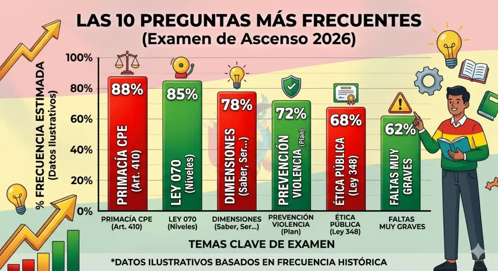 Preguntas recurrentes del Examen de Ascenso de Categoria